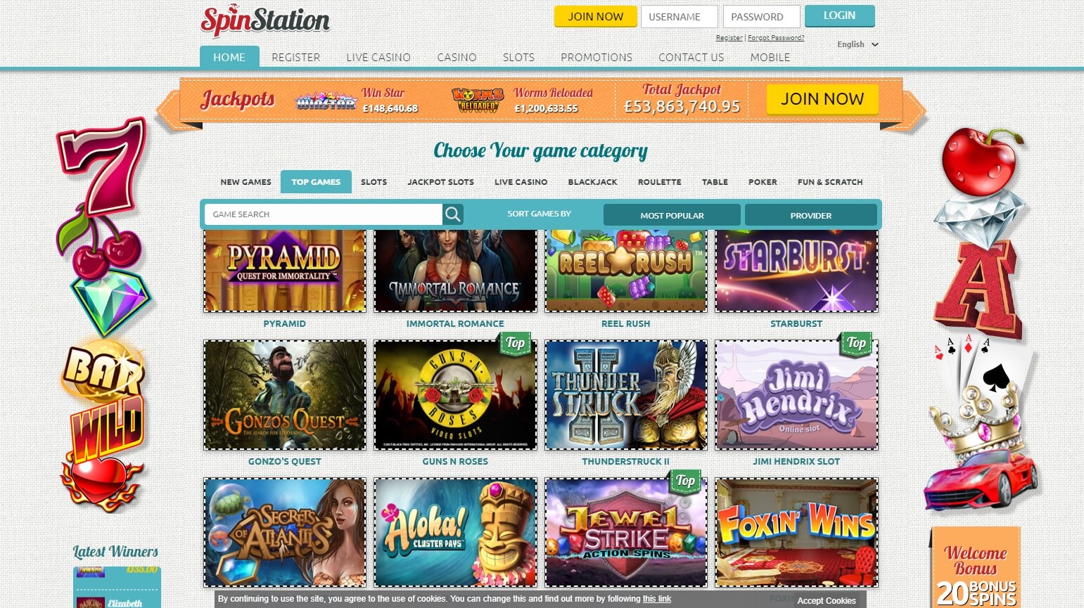 spin station new casino review